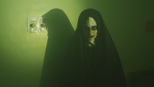 Video Stock Portrait Of A Nun On Halloween Live Wallpaper Free