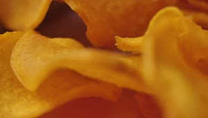 Video Stock Potato Chips Closeup Live Wallpaper Free