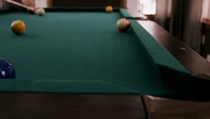 Video Stock Potting Stripes On A Pool Table Live Wallpaper Free
