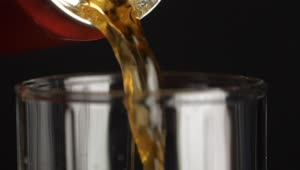 Video Stock Pouring A Can Of Soda Into A Glass Live Wallpaper Free