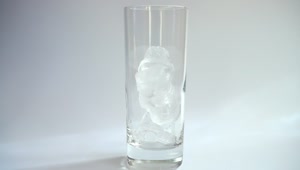 Video Stock Pouring Milk Into A Glass With Ice On A White Live Wallpaper Free