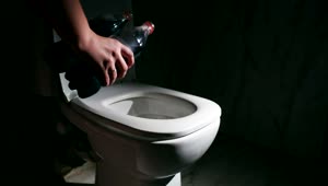 Video Stock Pouring Soda Down The Toilet Live Wallpaper Free