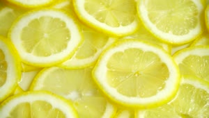 Video Stock Pouring Water On Slices Of Lemon Live Wallpaper Free