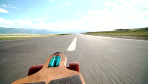 Video Stock Pov Of A Longboard On The Road Live Wallpaper Free