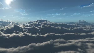 Video Stock Pov Of A Ship Flying In The Clouds Live Wallpaper Free