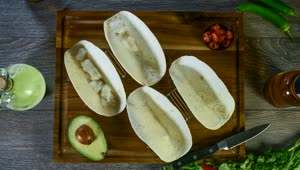 Video Stock Preparing Fish Tacos With Chilli Live Wallpaper Free