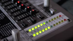 Video Stock Professional Audio Console Mixer With Led Lights Live Wallpaper Free