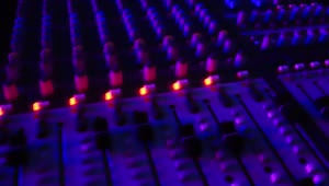 Video Stock Professional Sound Console In A Nightclub Live Wallpaper Free