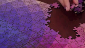 Video Stock Puzzles While Being Assembled By One Person Live Wallpaper Free