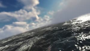 Video Stock Quick Trip Over The Sea Generated By Cgi Live Wallpaper Free