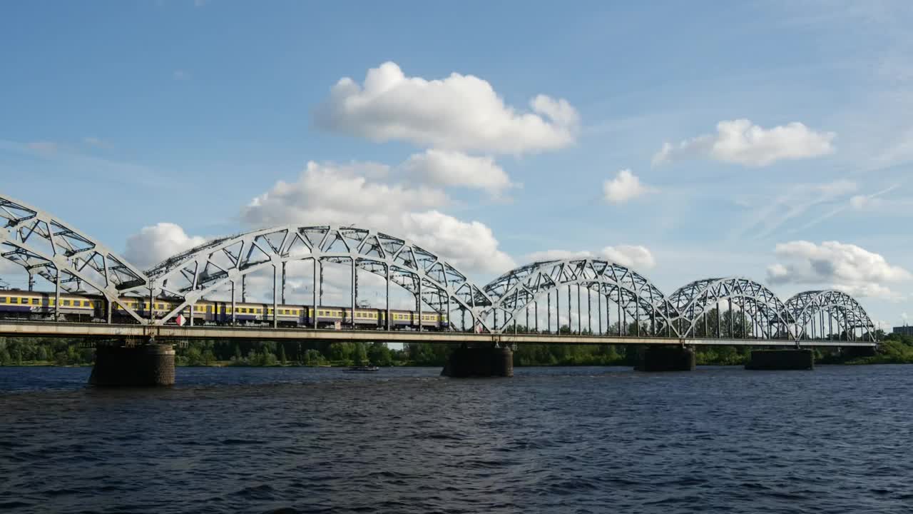 Download Video Stock Rail Way And A Moving Train Live Wallpaper Free