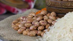 Video Stock Raw Beans And Rice Live Wallpaper Free