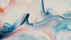Video Stock Red And Blue Fluid Floating In A White Liquid Live Wallpaper Free