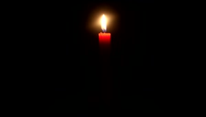 Video Stock Red Candle Burning In A Dark Room Live Wallpaper Free