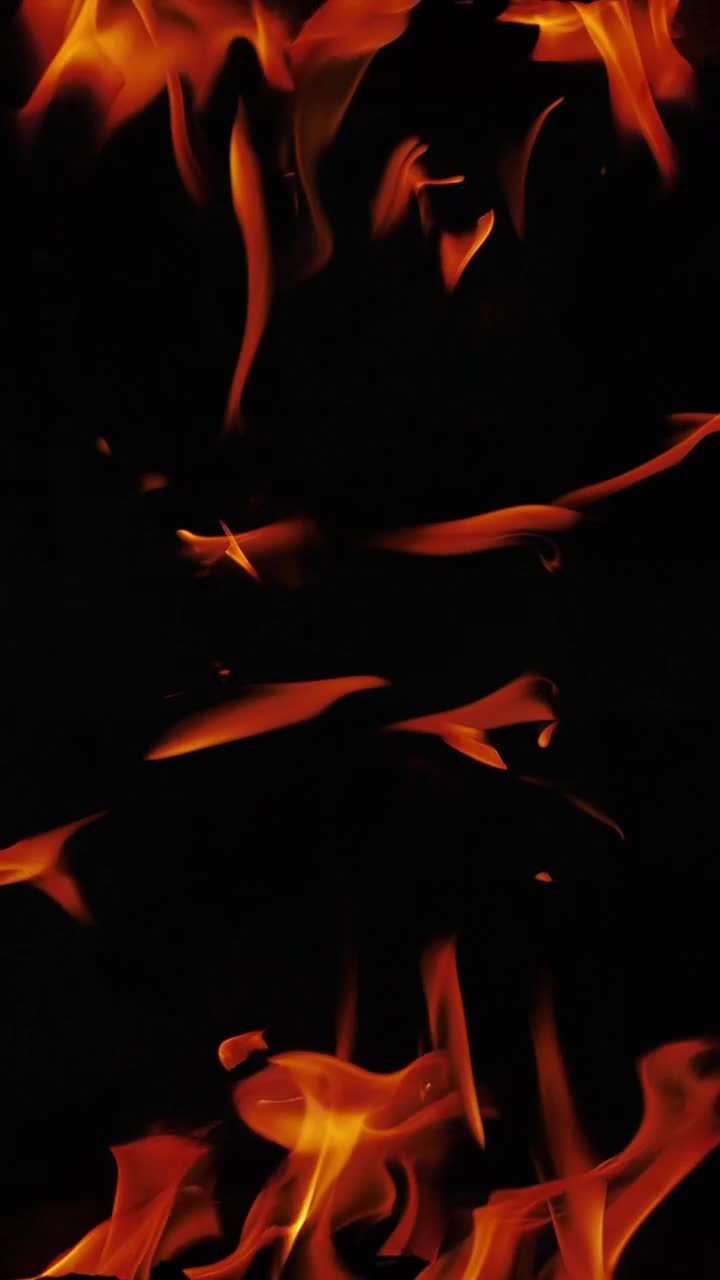Download Video Stock Red Flames On Black Background Live Wallpaper Free