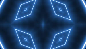 Free Stock Video Rhombus Tunnel Of Blue Light Reflected In A Prism Live Wallpaper