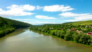 Free Stock Video River And Town Landscape Live Wallpaper