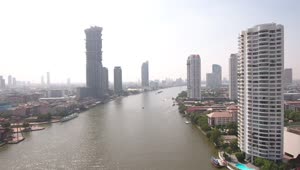 Free Stock Video River Crossing Bangkok Live Wallpaper