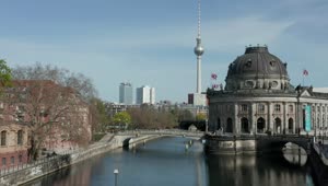 Free Stock Video River Through The City Of Berlin Live Wallpaper