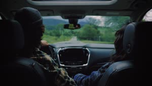Free Stock Video Road Trip As A Couple Aboard A Van Live Wallpaper
