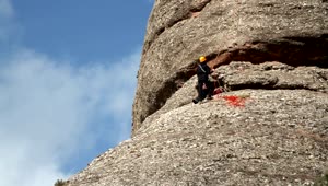 Free Stock Video Rock Climbers On The Face Of A Mountain Live Wallpaper