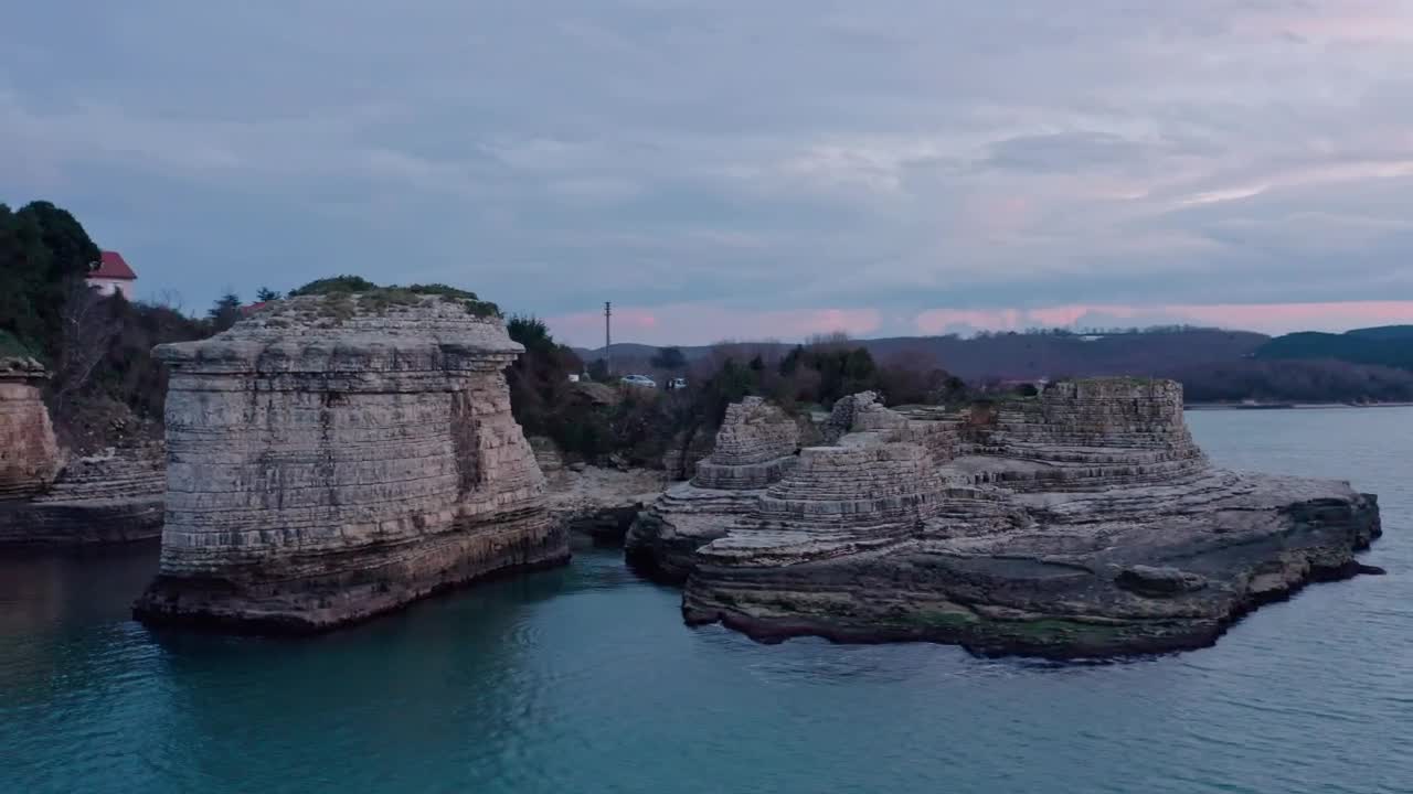 Download Free Stock Video Rocky Coastal Landscape Live Wallpaper