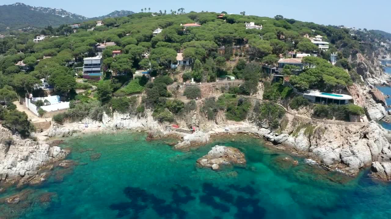 Download Free Stock Video Rocky Coastline With Clear Water Live Wallpaper