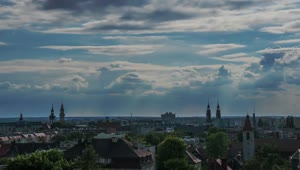 Free Stock Video Roofs And Towers Of The City Time Lapse Live Wallpaper