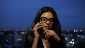 Free Stock Video Rooftop Phone Call By Businesswoman Live Wallpaper