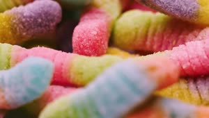 Free Stock Video Rotating Gummy Worms Texture Live Wallpaper