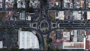Free Stock Video Roundabout City Traffic Aerial Shot Live Wallpaper