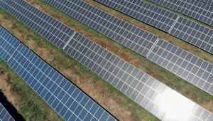Free Stock Video Rows Of Solar Panels Aerial Shot Live Wallpaper