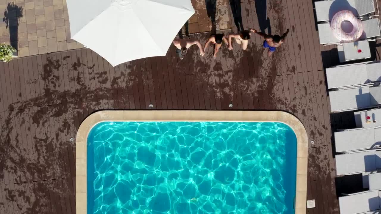 Download Free Stock Video Running Into A Pool Live Wallpaper