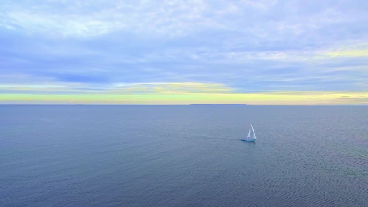 Download Free Stock Video Sailing Boat Near The Coast Live Wallpaper