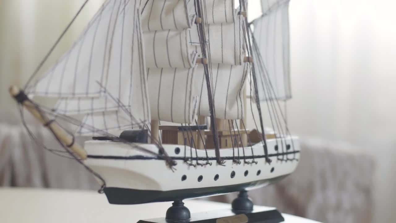 Download Free Stock Video Sailing Ship Model Live Wallpaper