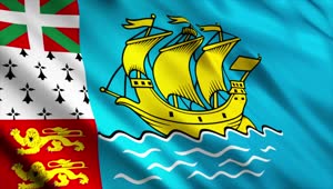 Free Stock Video Saint Pierre And Miquelon Flag Waving Live Wallpaper