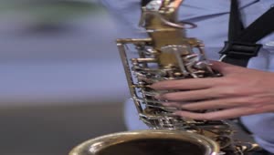 Free Stock Video Saxophonist Performing A Song Live Wallpaper