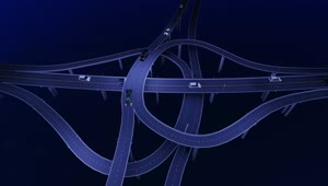 Free Stock Video Scenario Of The Night Traffic On Bridges Live Wallpaper
