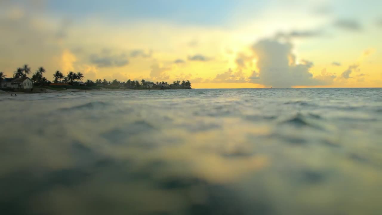 Download Free Stock Video Sea Seen From The Surface Of The Water Live Wallpaper
