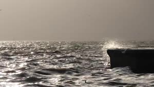 Free Stock Video Sea Waves Hitting A Dock Live Wallpaper