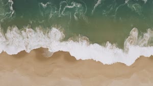 Free Stock Video Sea Waves Hitting The Sandy Seashore Live Wallpaper