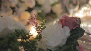 Free Stock Video Sequence Of A Decorated Wedding Table Live Wallpaper