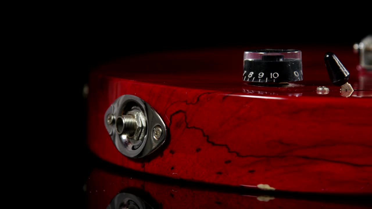 Download Free Stock Video Setting Up An Electric Guitar Live Wallpaper