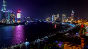 Free Stock Video Shanghai City And The River With Ferries Traffic Live Wallpaper