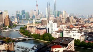 Free Stock Video Shanghai City Of Skyline And The River Live Wallpaper