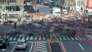 Download Free Stock Video Shibuya District Crosswalk Time Lapse Live Wallpaper