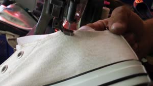Free Stock Video Shoemaker Sewing A Tennis Live Wallpaper