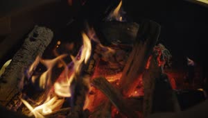 Free Stock Video Shot Near A Lit Campfire Live Wallpaper