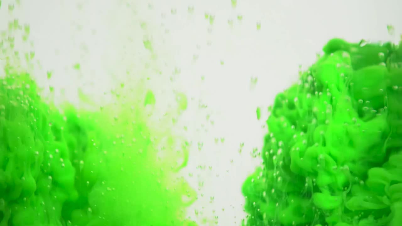 Download Free Stock Video Shot Of Green Ink Underwater Water Live Wallpaper
