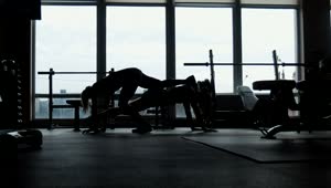 Free Stock Video Silhouette Of Girls Doing Push Ups Together Live Wallpaper